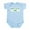 Sky Blue, variant on CafePress - Daddys Little Kiwi Infant Bodysuit - Baby Light Bodysuit, Size Newborn - 24 Months