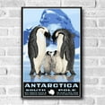 thumbnail image 2 of Antarctica Vintage Travel Poster / Postcard WPA Style South Pole, 2 of 4