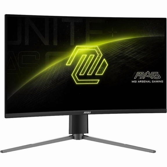 MSI MAG 27CQ6PF 27" Class WQHD Curved Screen Gaming LCD Monitor - 16:9 - Metallic Black - 27" Viewable - Rapid Vertical Alignment (VA) - 2560 x 1440 - 16.7 Million Colors - Adaptive Sync - 300 Nit ...