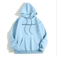thumbnail image 6 of Women's Hoodies Sweatshirts Long Sleeve Pullover Hoodies Graphic Hoodie Blue Hoodies Woman Winter Hoodies for Women Preppy Clothes Teen Girl, 6 of 7