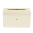 thumbnail image 2 of Caja dispensadora de pañuelos, caja de pañuelos faciales, organizador de servilletas para baño, dormitorio y oficina, 7.09 x 4.65 x 4.84 pulgadas. Blanco Sunnimix Cubierta de tejido, 2 of 8
