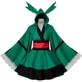thumbnail image 2 of Anime Hero Kimono Dress Outfit Midoriya Izuku Cloth, 2 of 7