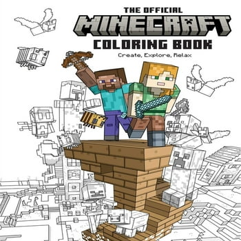 In Editions Gaming: The Official Minecraft Coloring Book : Create, Explore, Relax (Paperback)