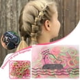 thumbnail image 5 of 50 PCS Girls No Damage Hairband Elastic Hair Ties Tiny Ponytail Holder Rope Mixed Colors Soft Headband Accessories Mini Seamless Toddler Hair Bands, 5 of 7