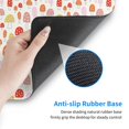 thumbnail image 6 of Balery Cute Cartoon Mushrooms Mouse Pad ,15.8x29.5 In Large Gaming Mouse Pad Desk Mat Long Non-Slip Rubber Stitched Edges,Waterproof Mousepad Desk Mat For Gamer Office Home, 6 of 9