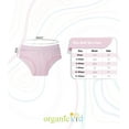 thumbnail image 5 of ORGANICKID Girls 100% Organic 100% Cotton Underwear GOTS Certified Kids Toddler Panties Briefs Pack of 3, 5 of 7