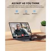 e10 MiniBook X 2-in-1 Laptop, 10.51 FHD Touchscreen Tablet, Intel 12th Alder Lake N100, 12GB LPDDR5 RAM, 512GB SSD, Windows 11 Home
