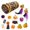 C, variant on Halloween Decor Pet Toys Halloween Cat Channel Toy Set for Indoor Cats - Interactive Three-Channel Tunnel Cat Toy Kit Featuring Sleeping Toy Channel