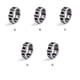 thumbnail image 5 of Qarigey Anillo giratorio Bagua moda Punk banda anillos ancho titanio acero joyería encanto boda hombres amante dedo accesorios Ropa, zapatos y accesorios Miscelánea  8 # como se muestra Qarigey  AP016423-02, 5 of 6