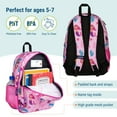 thumbnail image 3 of Wildkin Kids 15 Inch School and Travel Backpack for Boys and Girls (Groovy Mermaids), 3 of 8