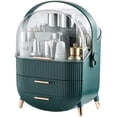 thumbnail image 1 of Grande Capacité avec Couvercle Ouvert Complet et Tiroir, Poignée Portable pour Salle de Bain, Table, Organisation de Commode, Rangement Maquillage Imperméable et Anti-Poussière, 1 of 7