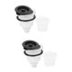 thumbnail image 1 of 2 piezas de accesorios para cama de champú, tapón de drenaje para canal de agua, suministros de salón, tapón de drenaje de lavabo de cerámica, colador para cama de champú, 1 of 6