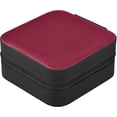 thumbnail image 3 of FREEAMG Solid Color Jewelry Box for Teens Girls Women Birthday Christmas Gift, Portable PU Leather Jewelry Storage Box Mini Travel Jewelry Case for Necklace, Earrings, Rings, Bracelet, 3 of 7