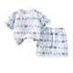 thumbnail image 1 of Odeerbi 1-6 Años Niños Niñas Pijama de Verano de Algodón de Manga Corta Conjunto de Pantalones Cortos Suave Estampado de Oso Conjuntos de Pijama de Dos Piezas, 1 of 3