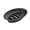 Black, variant on 1 Pack Silicone Bar Soap Holder for Shower, Self-Draining Soap Dish Tray for Bathroom Sink, Kitchen Counter, Shower Niche/Shelf, Bathtub, Easy Cleaning Simple Oval Soap Saver Stand(White)