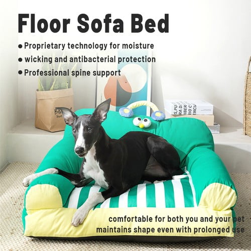 ShadeMart Large Dog Orthopedic Bed - Soft, Breathable Pet Sofa with Removable Washable Cover & Non-Slip Base