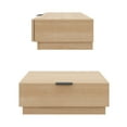 thumbnail image 3 of Table de Nuit (Lot de 2) Nexera Satori, chêne blond naturel, 3 of 5