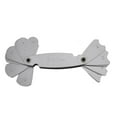 thumbnail image 1 of 1Pc R7.5-15 R15.5-25 Radius Template R Gauge Radius Gauge Plate Fillet Gauge Measuring Pitch Measuring Tool R7.5-15, 1 of 8
