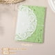 thumbnail image 2 of Uxcell 16 Hojas de Papel Texturizado para Scrapbook, Conjunto de Papel Especial de Malla para Scrapbooking, Verde, 2 of 6