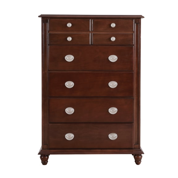 Summit Cappuccino 5-Drawer Chest of Drawers (37 in. L X 18 in. W X 53 in. H)