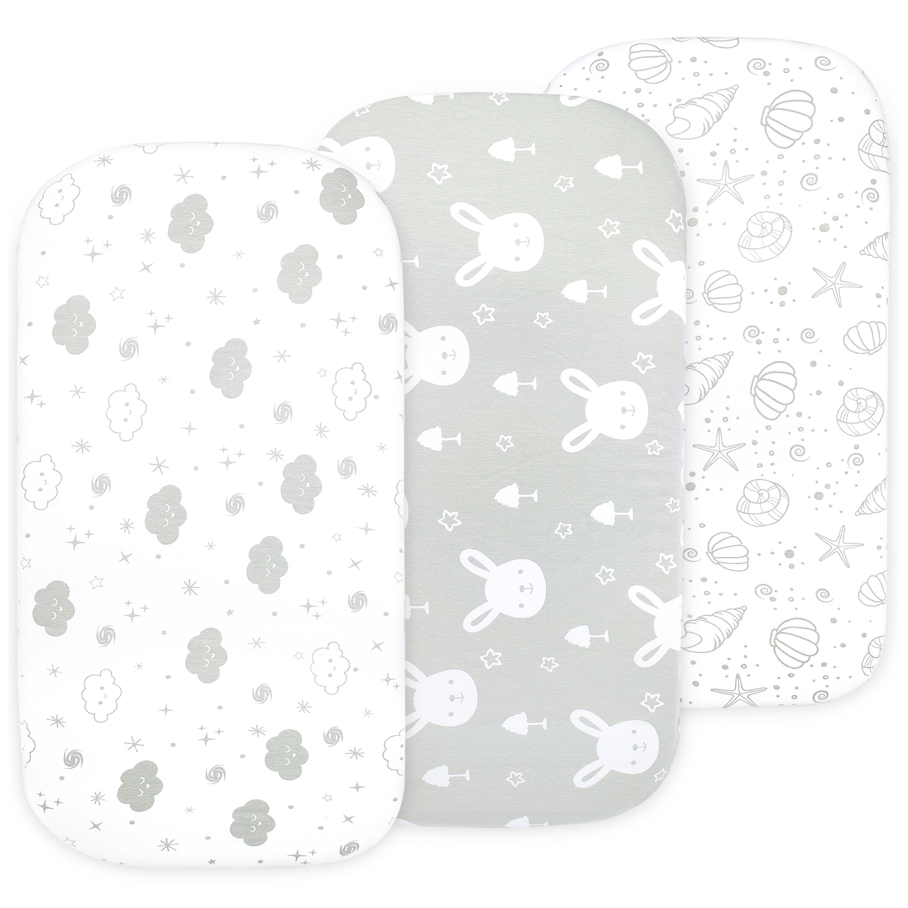 Sheet Set 3 Pack Keep Baby Happily Sleeping in Cold & Hot
