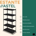 thumbnail image 2 of Mubson Estante Organizador. Anaquel Multiusos Astel 5 Repisas, 2 of 5