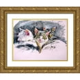 thumbnail image 1 of Kovacs, Anna Brigite 24x19 Gold Ornate Wood Framed with Double Matting Museum Art Print Titled - Our Cats, 1 of 4