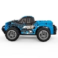 thumbnail image 4 of Coche de control remoto 2,4 GHz Camión de control remoto todo terreno Coche todoterreno Vehículo 4WD Regalos para niños adultos con luz LED 3 baterías, 4 of 8