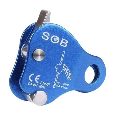 

WYFCYY Fall Protection Self locking Device High Security Fall Protection Self locking Device Rustproof Mini Size Aluminum Alloy Rope Clip for Outdoor Safety