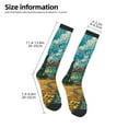thumbnail image 2 of Sigee Impressionist Village Sky for Socks for Men Women Socks Stocking Compression Socks, 2 of 6