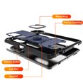 thumbnail image 6 of Elegant Choise Phone Case for Samsung Galaxy Z Fold 4 Shockproof Heavy Duty Protective Cover with Ring Stand, Blue, 6 of 11