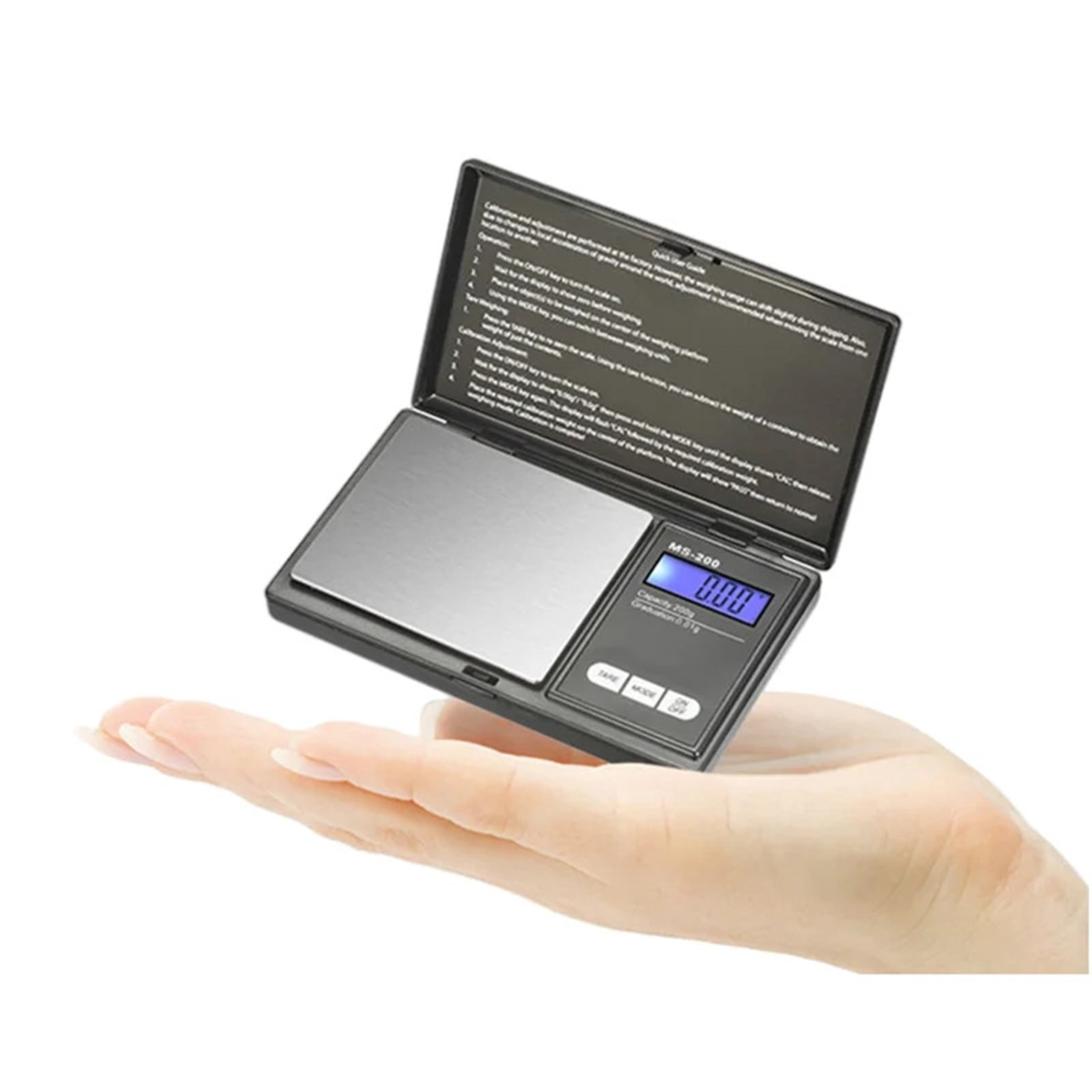 Jewelry Mini Stainless Steel Electronic Scale Digital Pocket Scales Gold Gram Balance Weight Portable High Precision 0.01g