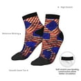 thumbnail image 6 of Naloa Vintage USA Flag Ankle Socks for Women Non Slip Socks No Show Socks Classic Low Cut Casual Socks Casual Socks, 6 of 7