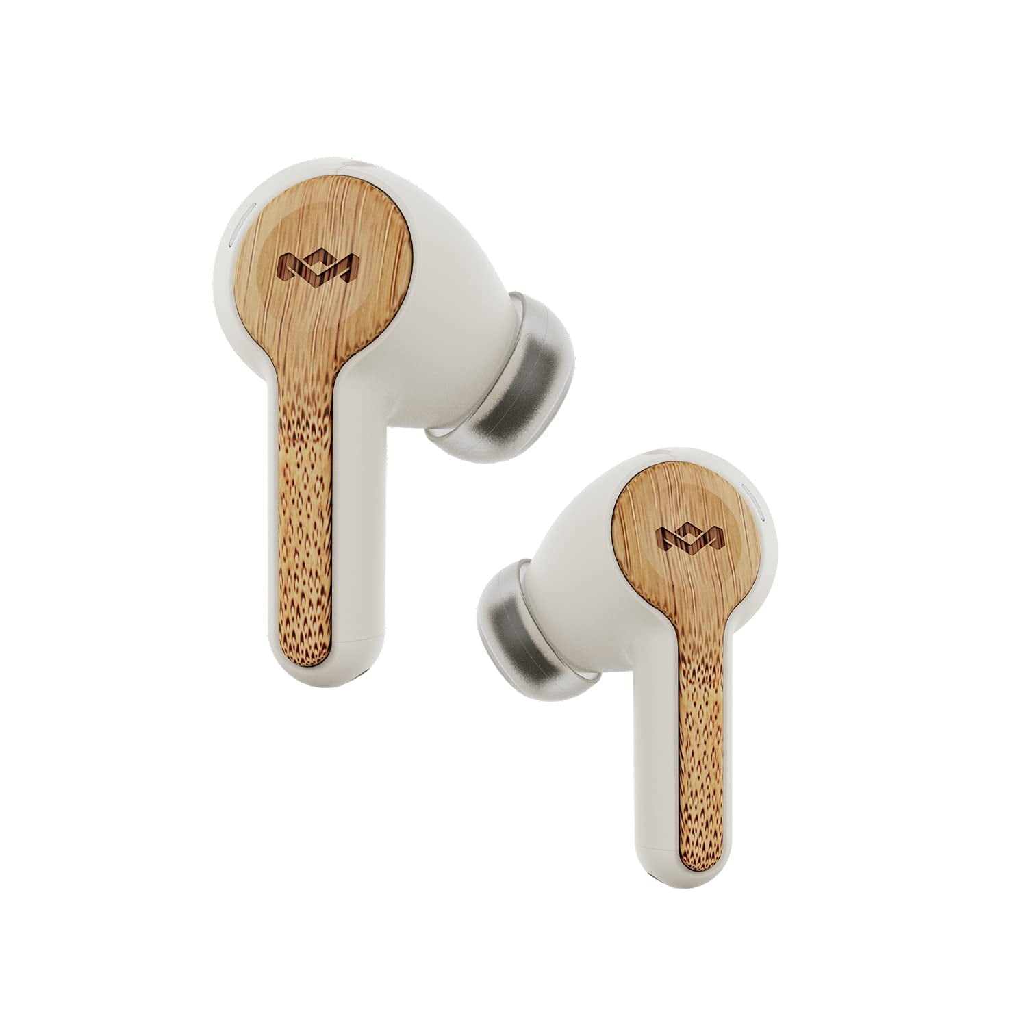 House of Marley Rebel True Wireless Earbuds with Microphone Bluetooth Connectivity 8 Hour Battery Life with in Case Charging and Sustainable Materials Cream Walmart