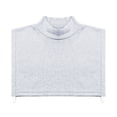 thumbnail image 2 of Doomiva Fake Collar Detachable Turtleneck Neck Dickey False Half Top Blouse Collar Neck Cover for Grey One Size, 2 of 8
