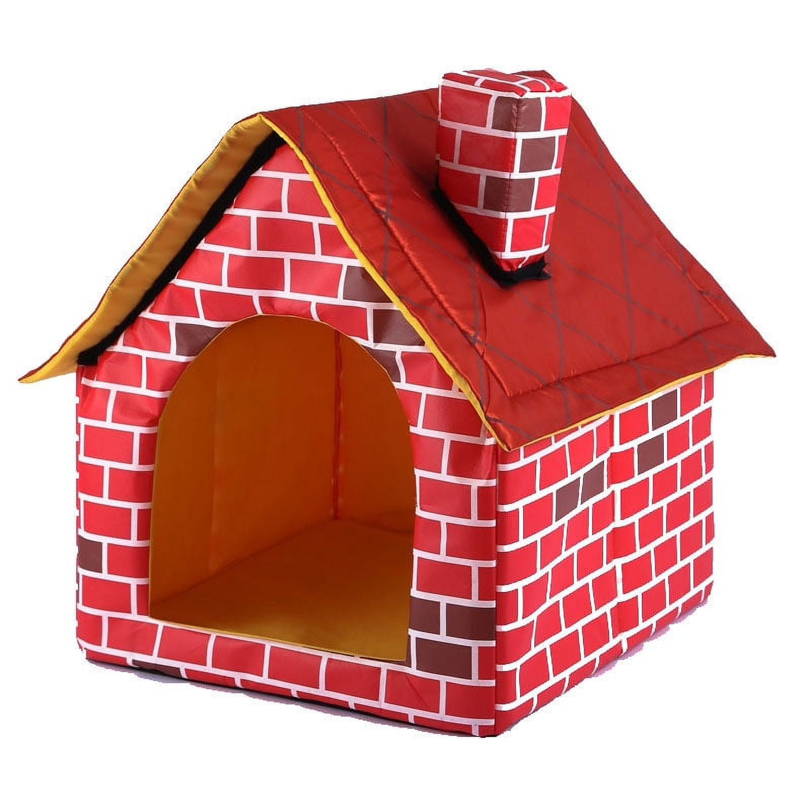 SuoKom Foldable Dog House Small House Pet Bed Tent Cat Kennel Indoor Portable Trave