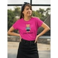 thumbnail image 2 of Funny And Happy Toy Bear T-Shirt Women -Image by Shutterstock, Female x-Large, 2 of 4