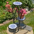 thumbnail image 2 of Zaer ZR852511 Denver Three-Tier Mosaic Plant Stand, 2 of 5