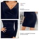 thumbnail image 5 of Vestido Vestido corto de manga larga para mujer con cuello en V para fiesta para mujer ANGGREK  Otros, 5 of 6