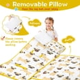 thumbnail image 3 of Cute Cartoon Pug Toddler Nap Mats for Kids Preschool,50"x20" Sleeping Mat Bag or Kids,Toddler Sleeping Bag,Toddler Nap Mat or Daycare, 3 of 6