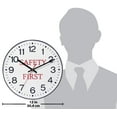 thumbnail image 6 of Infinity Instruments Safety First 11.5'' Wall Clock, 6 of 6