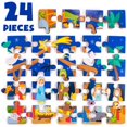 thumbnail image 5 of O Holy Night Wooden Nativity Inset Jigsaw Puzzle, 24 pieces, 5 of 6