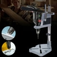thumbnail image 2 of Adjustable Dual-Hole Drill Press Stand with Aluminum Clamping Head, Height Adjustable, for Power Drills with 38-43mm Collar, 2 of 6