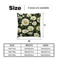 thumbnail image 5 of Daisy Stunning Velvet Throw Pillow Covers with Unique Patterns - Set of 2, 16x16, 18x18, 20x20 Inches for Home Decor and Gifting, 5 of 6