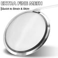 thumbnail image 3 of Strainer Skimmers Fine Mesh set of 3, Stainless Steel Fine Mesh Strainer Skimmer  Ladle 3.9''+4.7''+5.5'' Skimmer Spoon with Handle for Kitchen, 3 of 6