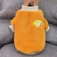 thumbnail image 2 of STGRGFHY Dog sweaters for small dogs,dog coats for small dogs,Dog Sweaters for Small Dogs Girl,Pack Warm Fleece Dog Sweater for Winter, Cute Puppy Clothes Small Doggie Coat for Girls Orange L, 2 of 6