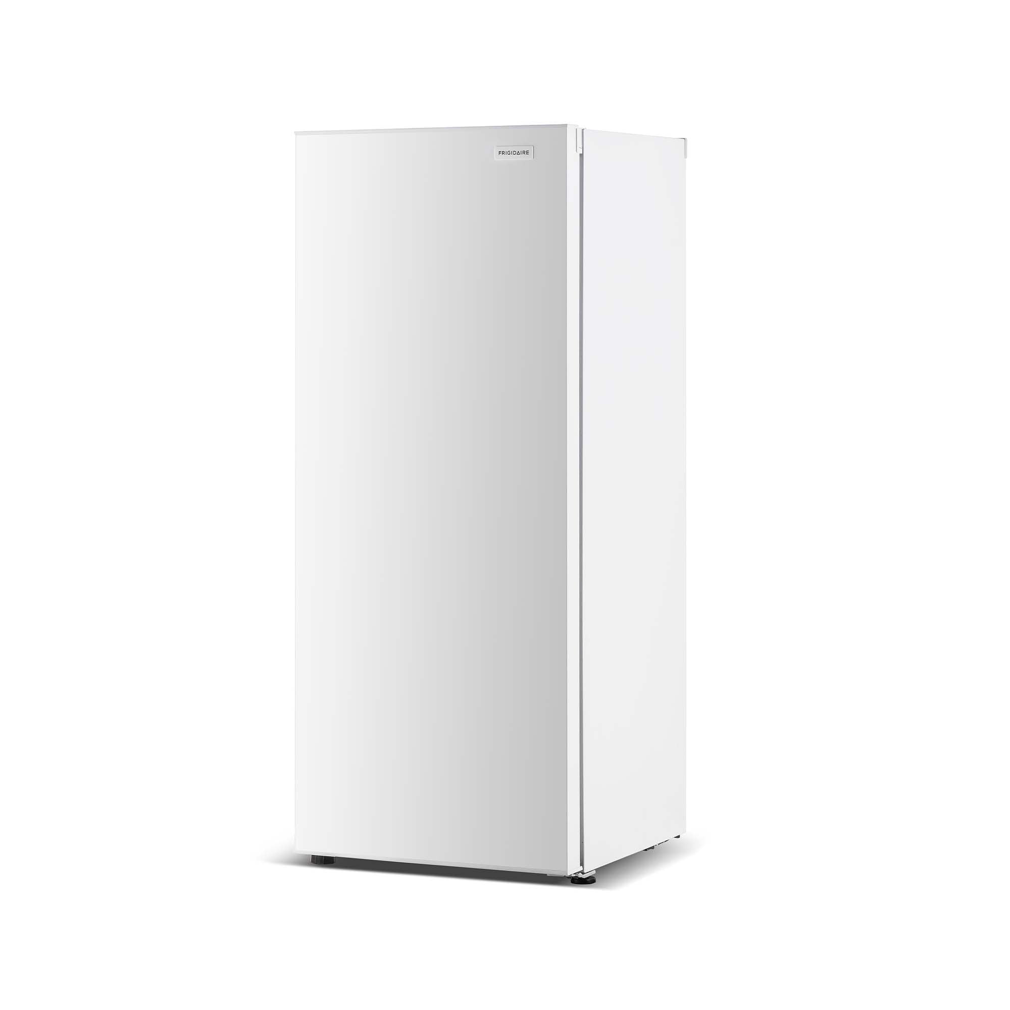 Frigidaire 10 Cu. ft. Garage Ready Upright Freezer, Recessed Handle, Adjustable Temperature Control, Flush Back Design, Efficient Cooling, White