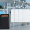 thumbnail image 2 of 10Pcs Dye Sublimation Rectangle Portable Transportation Card Holder Work Printable Keychain, 2 of 8