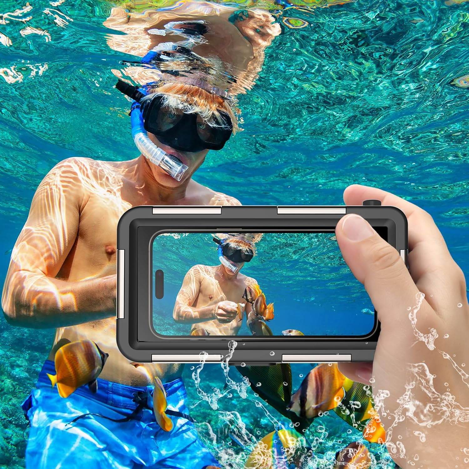 Ultra-Durable Waterproof Case For Samsung Galaxy S25 S24 S23 S22 S21 Ultra - 10m/30FT Depth Rated for Snorkeling, Kayaking & Underwater Photography | Mechanical Button for Instant Photos