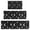 Black Moon Skull, variant on Black Red Skull Burst Pattern Kitchen Rugs Sets Of 3,Kitchen Runner Rugs Non Skid Washable,Decorative Kitchen Floor Mats for Kitchen,Sink,Laundry,17"x30" 17"x47" 17"x59"